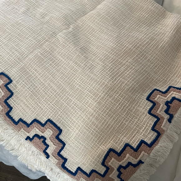 Jupe By Jackie Denon Throw Blanket 100% Khadi Cotton - Picture 4 of 5